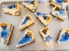 Load image into Gallery viewer, Wild Blueberry &amp; Lemon Cosmic Cheezecake