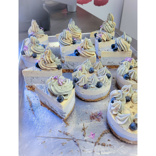 Lavender Lilac Cheezecake