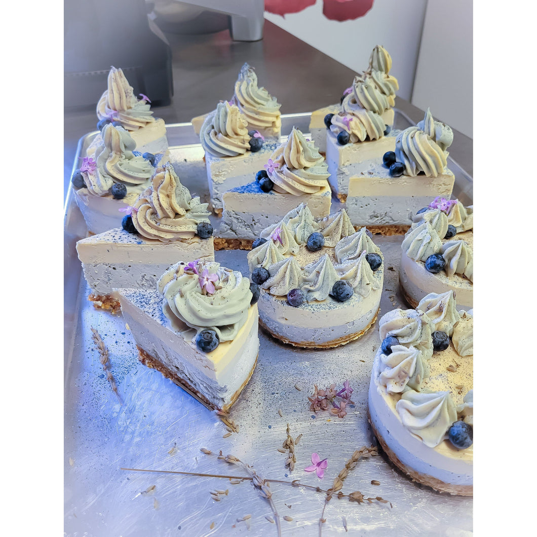 Lavender Lilac Cheezecake
